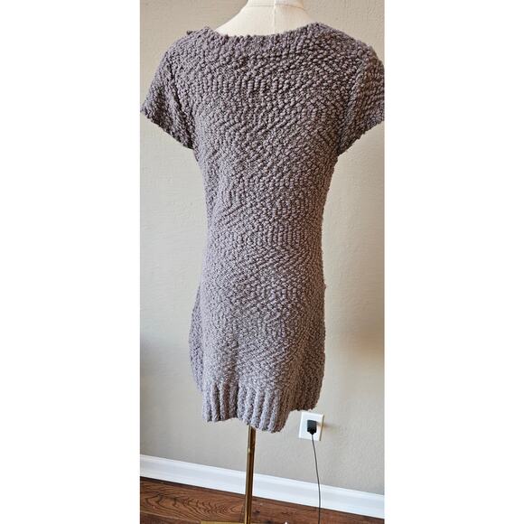 Kroshetta by Papillon Chunky Knit Sweater Mini Dress & Fringe Hem Scarf Set Med - Picture 7 of 10